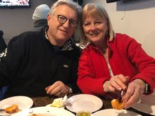 At Billy and Diane‘s favorite restaurant near home in Essex - Feb. 2020