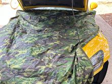 Engine work is classified. Just needed a lick of paint on the hood latch.