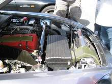 Carbon Fibre Under Bonnet