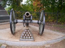Cannon with balls