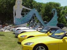 mermaid on my hood.JPG