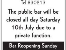 CBH Closed!