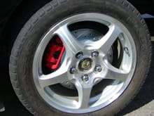 Rotors with tires rear