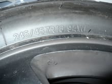 245/45/16 on NSX wheels