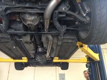 Header back single exhaust installed