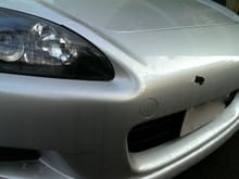 Front bumper scratch 2