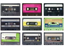 6 cassette tapes 460 85