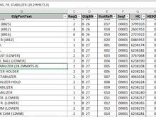 00-01 front bar specs