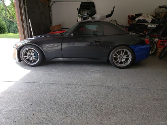Painted Mugen hood and hardtop
