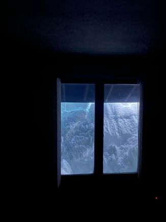 That was the view out my bedroom window after the big 4 footer snowstorm we got. I remember when the plow company was clearing the snow the loader they were using had tires almost as big as my house. I don’t mind the snow it’s the cold.