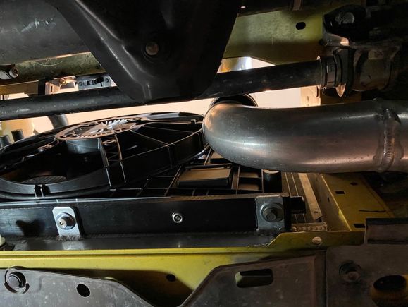 Mounted to factory mounting points.