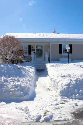 Front walk of our home