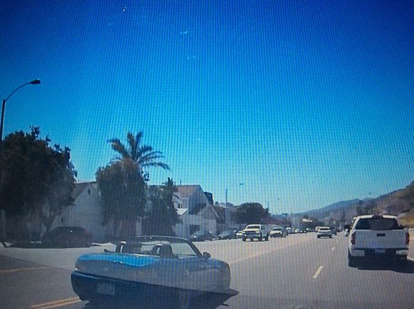 Yes! He looked to be headed for a canyon run? Had a motorcycle with a dash cam following him.
