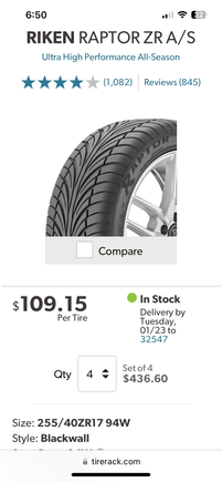 $109 for a 255 is a good price. How bad could they be?