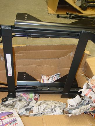 Bride Driver Side (LH) Seat Rails   Bucket Brackets.JPG