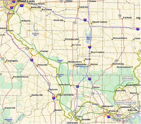 St. Louis to Kentucky Lake