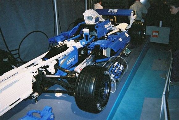 Full size Lego F1 car!