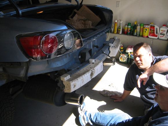 after bumper removal