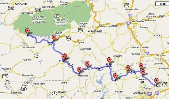 Greer to Fontana