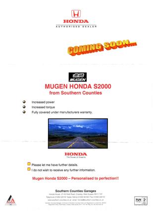 S2000 Mugen flyer