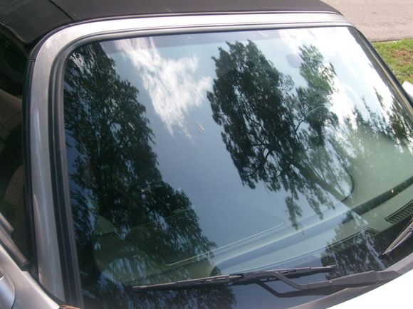 Brand new windshield.  Old was cracked in constr. zone.