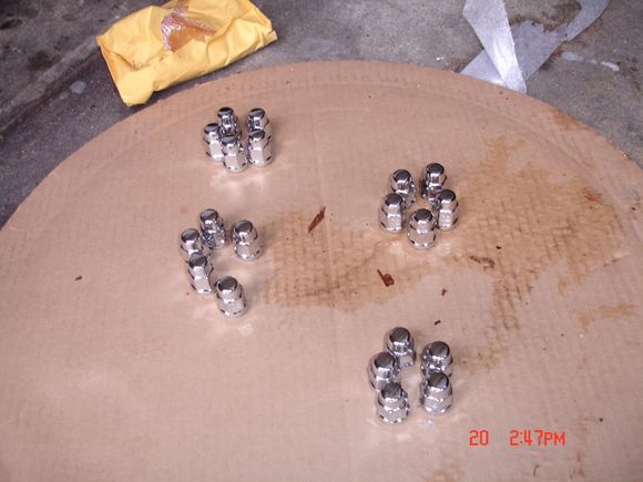 Lugnut setup