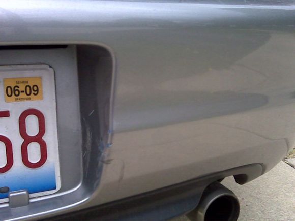 rear end damage