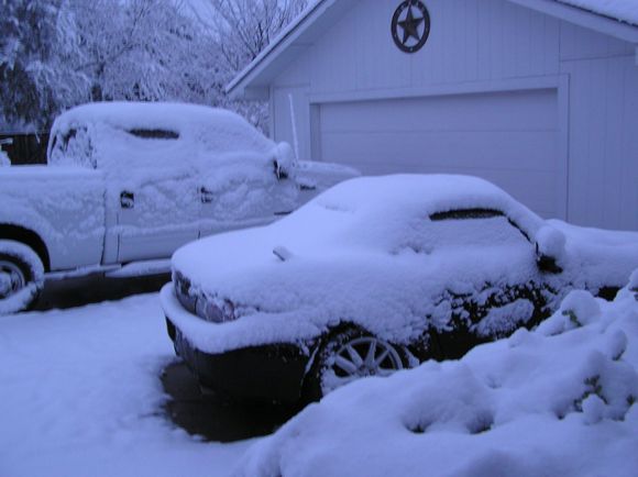 In the driveway February 2010