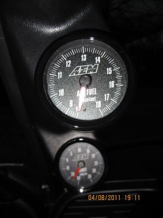 AEM wideband and boost gauges