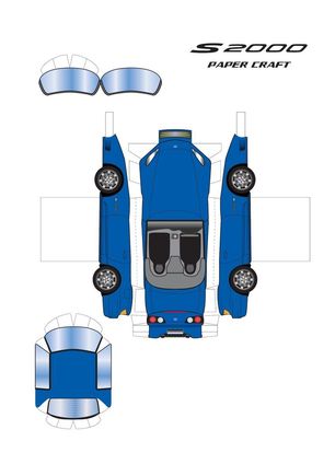 S2k papercraft easy blue