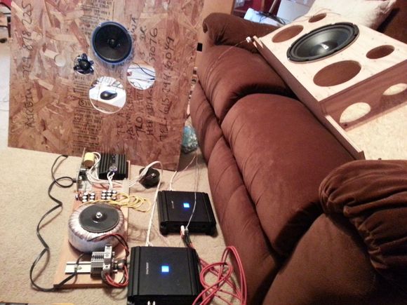 Speaker and cross over filter testing