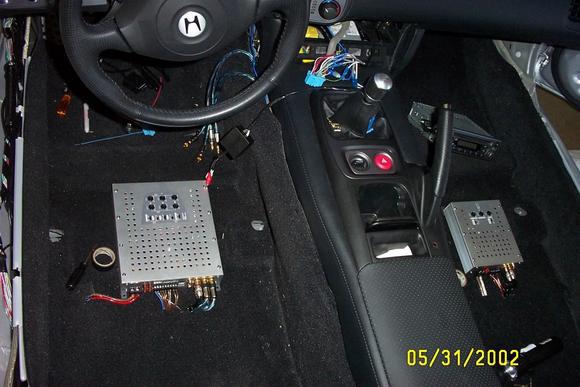 Amps Installed under seats