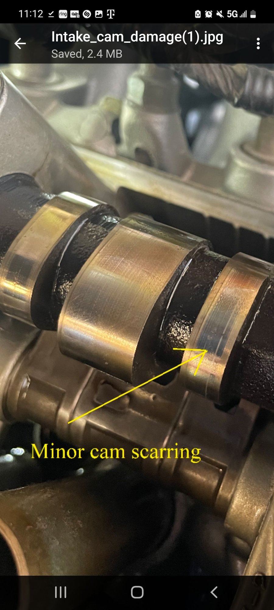 Camshaft lobe scarring S2KI Honda S2000 Forums