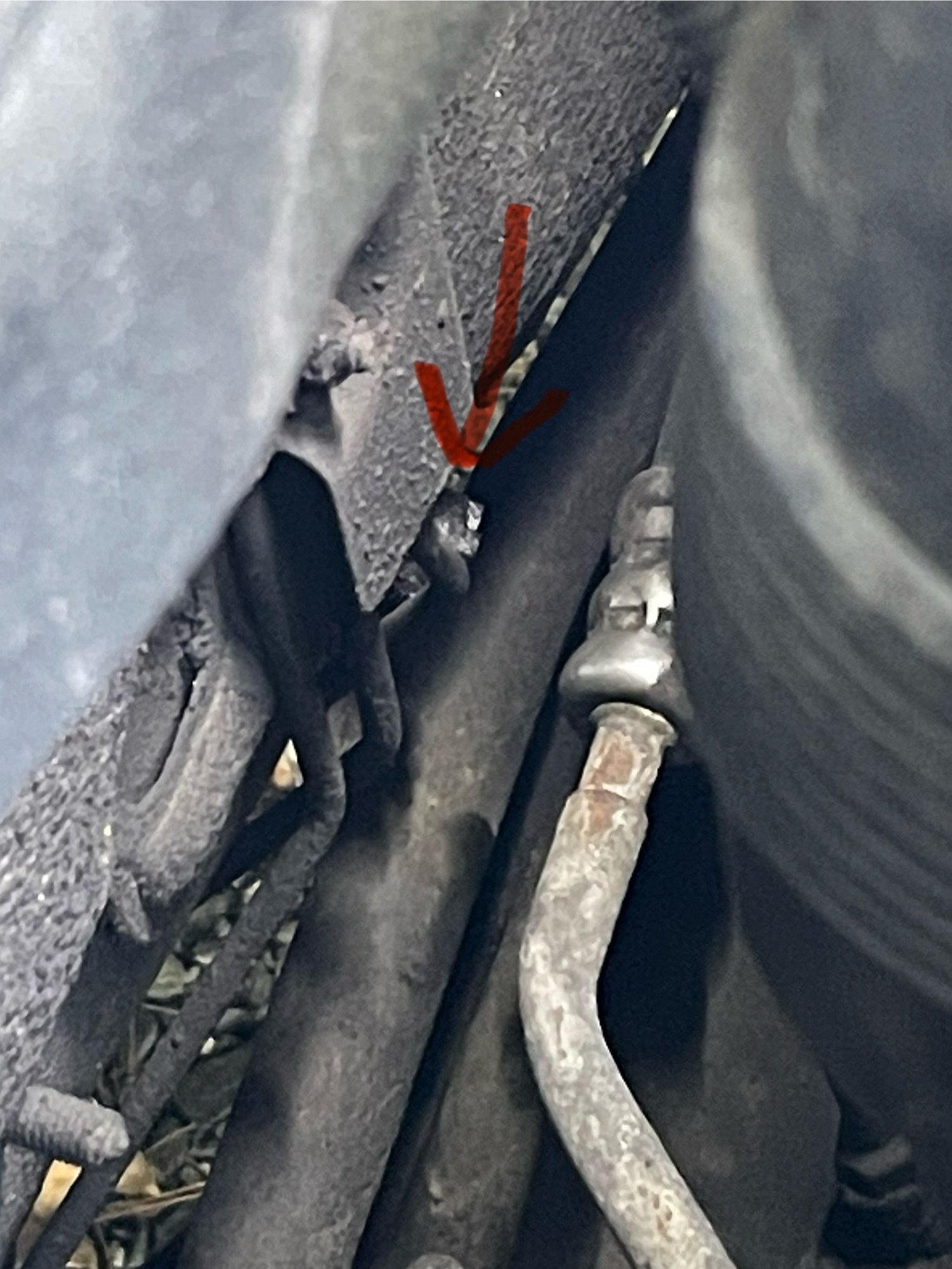 This photo is from the top looking down