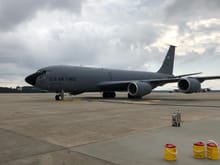 KC-135 on the ramp after someone’s fini-flight.