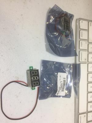 Here is how the Voltmeter is delivered in antistatic package. Please see the fabrication code on the plastic bag.