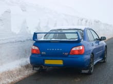 Real snowdrifts - Cumbrian style!