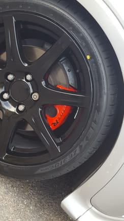 Painted my calipers and wheels the other week...cost me less than £10 to do the calipers using halfords caliper paint...mine will probably seize up now!