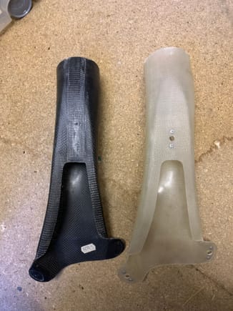 Sebimoto air tube compared to genuine HRC part