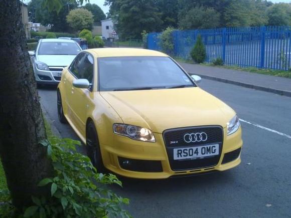 RS4 With private plate