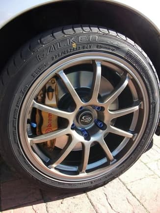 17x8&quot; Rota G Force Gunmetal courtesy of Mags!