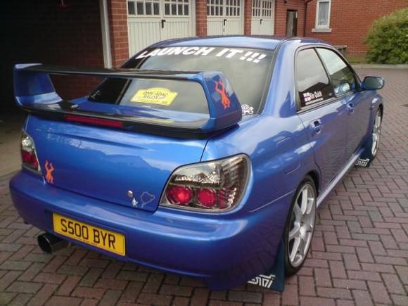 Still stickered up for WRC 08