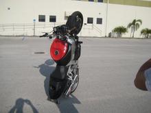 the 750    (my first stuntbike)