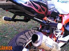 ZeusArmor 01-03 Honda CBR 600 F4i Cheater Subcage
