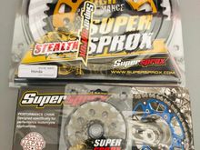 16/ 43 520 chain and sprockets for better gearing.  