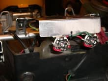 LED brake assembly in place