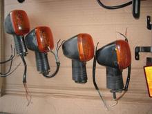 turn signals, wires snipped on rear signals