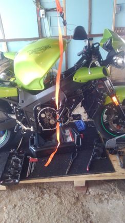 What if it's the clutch basket...???  I better check the timing in case I made a mistake at the last valve check...