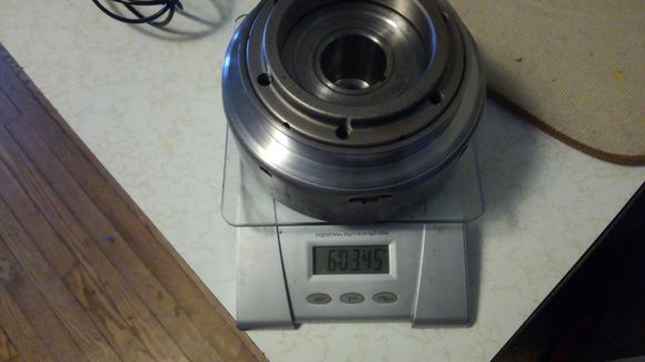 Lightened flywheel #2 @ 6ls 3.45 Oz