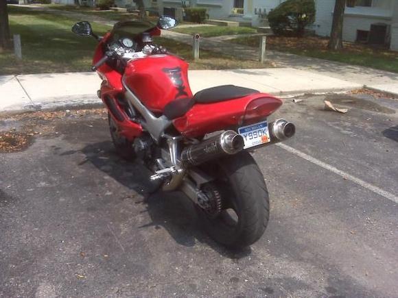 rear shot of the bike